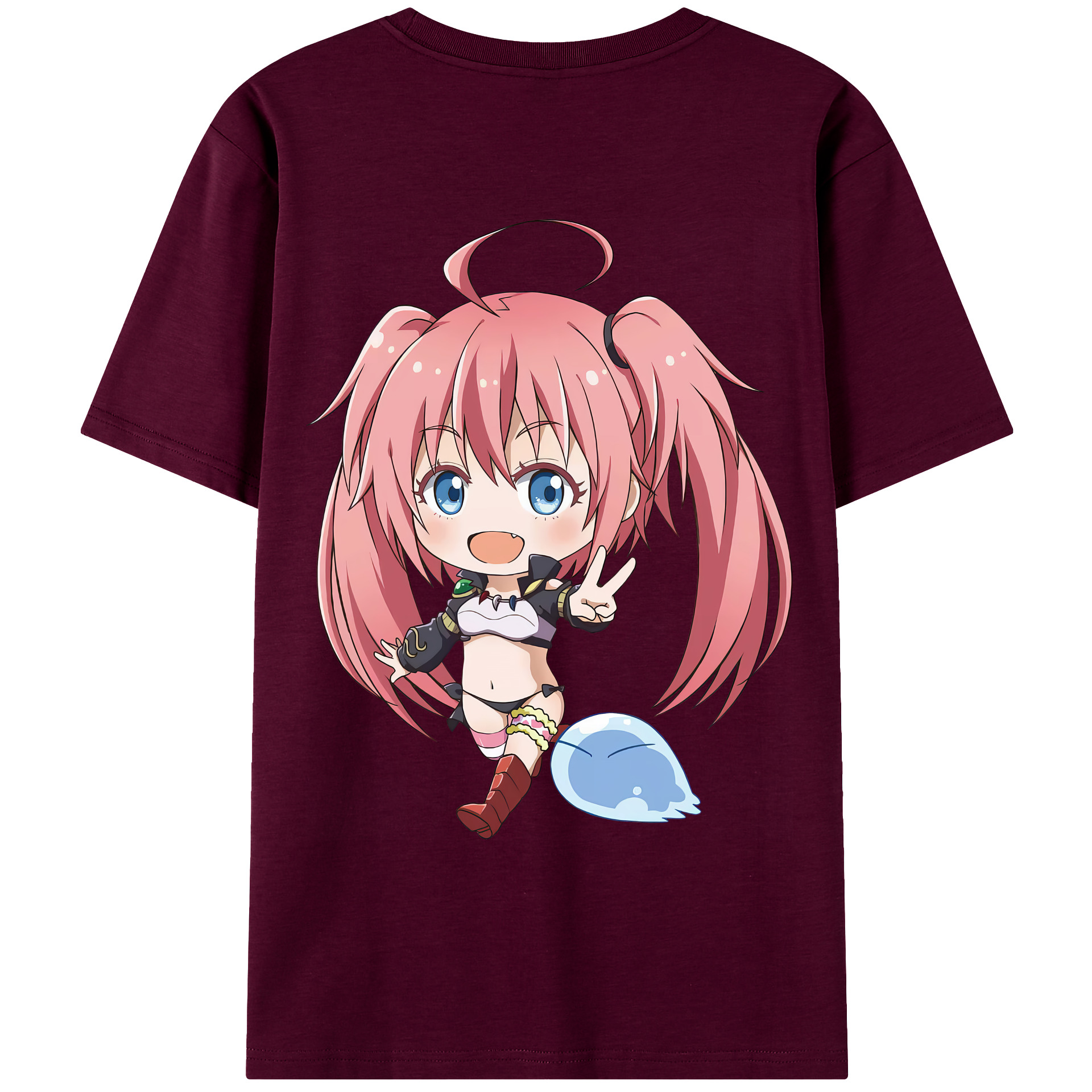 （画像用） 転スラ Regarding Reincarnated to Slime レディース半袖Tシャツ(バックプリント)